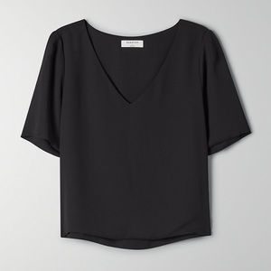 Aritzia - Babaton: Randy Blouse (Black)